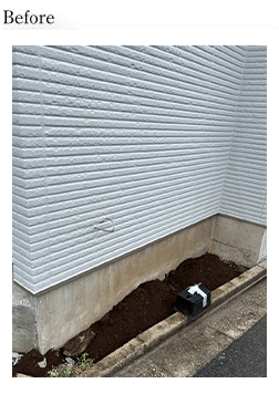 個人宅植栽作業Before画像